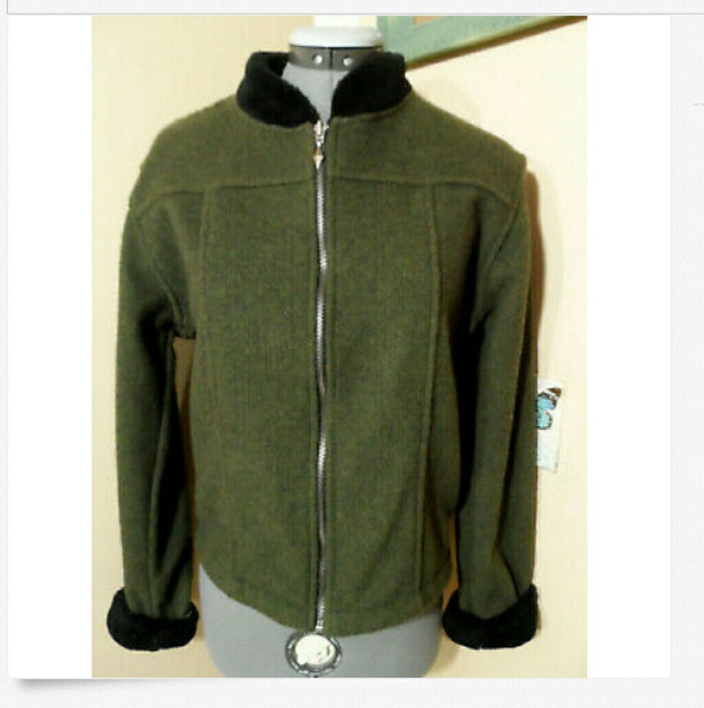 BLACK DIAMOND Sporty Jacket S Olive green Wooly